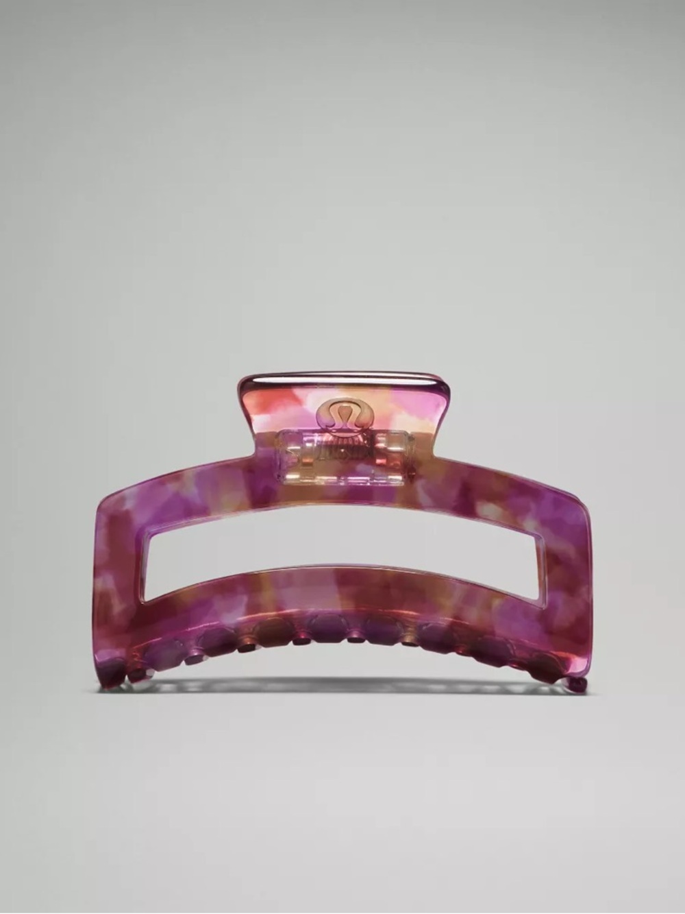 lululemon athletica Pink Purple Marbled Hair Claw Clip